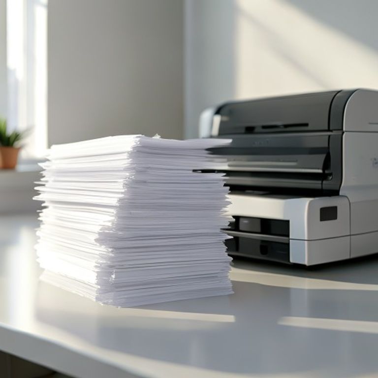 A stack of high-quality A4 & Printing Paper ready for professional document creation.