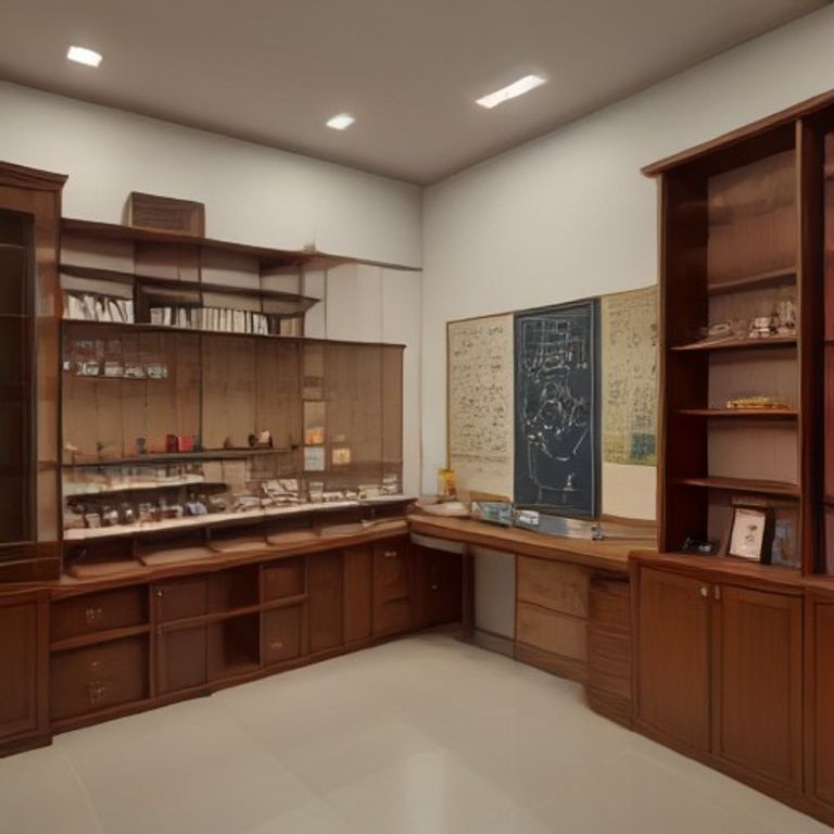 A modern and organized Kandy stationery store showcasing premium paper products and office supplies.