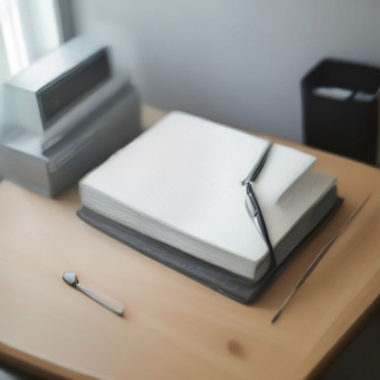 A professional desk featuring various office essentials to improve work efficiency